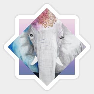 Mandala Elephant Sticker